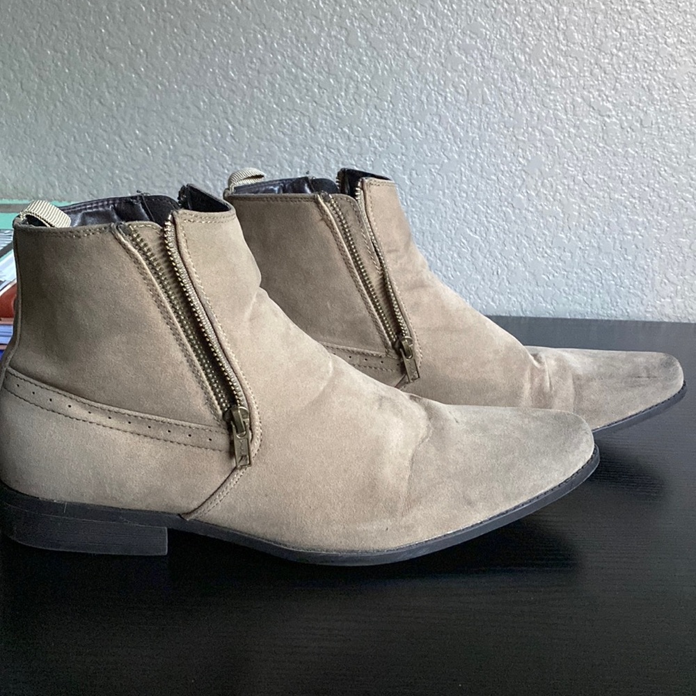 ASOS Chelsea boots in faux suede